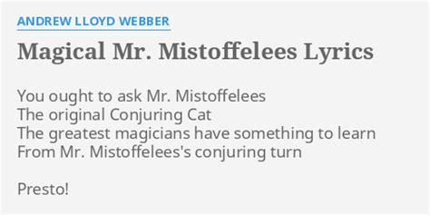 magical mister mistoffelees lyrics